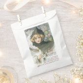 オールドファッションド・ハロウィーン、女の子はゴブリンに会う フェイバーバッグ (クリップ留めされた状態)