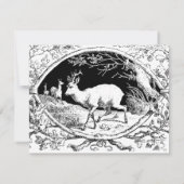 オールドファッションド・ハンターのボールゲームディナーメニュー 招待状 (裏面)