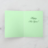 オールドファッションニューイヤーカードヴィンテージ シーズンカード (内部)