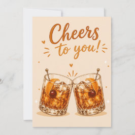 オールドファッションバースデートースト ノートカード