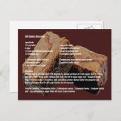 オールドファッションブラウニーレシピカード ポストカード (正面/裏面)