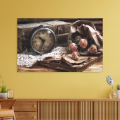 オールドファッションヴィンテージタイムウォールアート キャンバスプリント (インサイチュ (リビング))