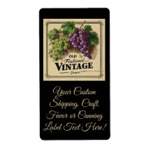 オールドファッションヴィンテージブドウ、紫と黒ワイン