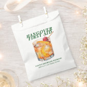 オールドファッション カクテル バチェラーパーティー ハングオーバーキット フェイバーバッグ (クリップ留めされた状態)