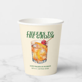 オールドファッション コクテール バチェラーパーティー 紙コップ