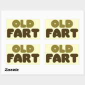 オールドファルト 長方形シール (シート)