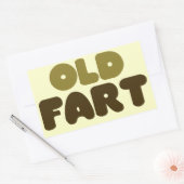 オールドファルト 長方形シール (封筒)