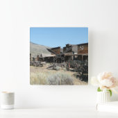 オールドファーウェストスクエアクロック スクエア壁時計 (ホーム)