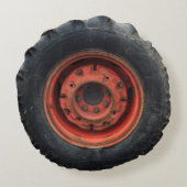 オールドファームトラクタタイヤ ラウンドクッション (裏面)