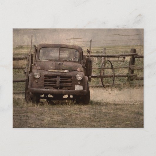 オールドファームトラック ポストカード (正面)