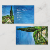 オールドファームハウスキアンティ,トスカーナの風景/ブルースカイ 名刺 (正面/裏面)