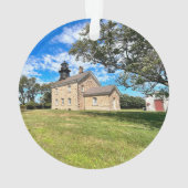 オールドフィールドポイントライトハウスニューヨークオーナメント オーナメント (裏面)