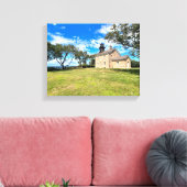 オールドフィールドポイントライトハウスニューヨークキャンバスプリント キャンバスプリント (インサイチュ (リビング))