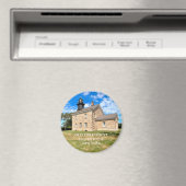 オールドフィールドポイントライトハウス、ニューヨークのラウンドマグネット マグネット (インサイチュ (食洗機))