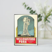オールドフェイスフル イエローストーン ポストカード (スタンド正面)