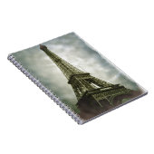 オールドフォトエフェクトエッフェルタワーパリ ノートブック (右側)