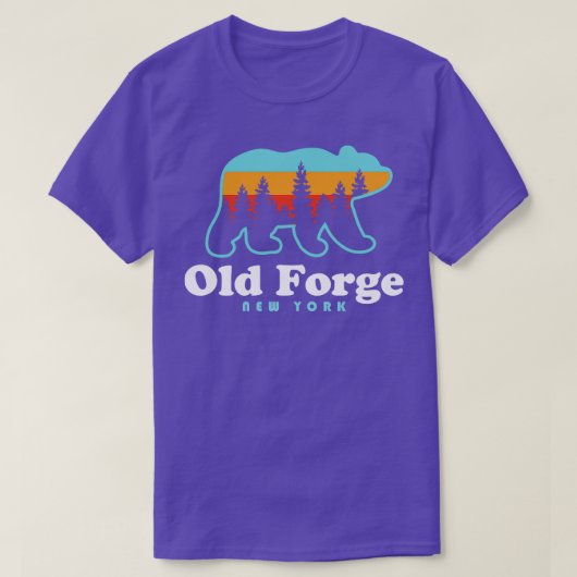 オールドフォージNYアディロンダックスベア Tシャツ (デザイン正面)