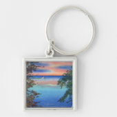 オールドフォートオンタリオサンセットビューオブオンタリオ湖 キーホルダー (正面)