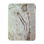 オールドフォートガート、カルカッタ、1810年（リソ） マグネット (縦)