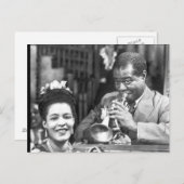 オールドフランスの・クォーター・ジャズミュージシャン ポストカード (正面/裏面)