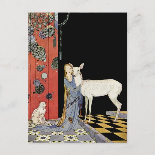 オールドフランスの・フェアリー・テイルズ: Bonne-Biche ポストカード (正面)