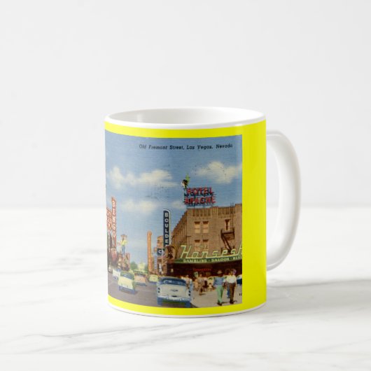 オールドフリーモントセントラスベガスヴィンテージ コーヒーマグカップ (正面右)