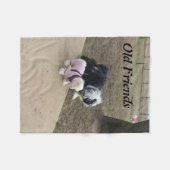 オールドフレンズフリースブランケット フリースブランケット (正面(横))