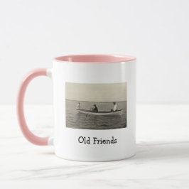 オールドフレンズボートアンティークフォトコーヒーマグ マグカップ