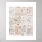 オールドフレンズライブラリ循環カードプリント ポスター (正面)