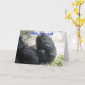 オールドフレンズ誕生日 カード (黄色い花)