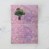 オールドフレンズTapestry Hydrangeas任意の機会を作る カード (内部)