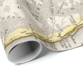 オールドフロリダ&タラハシーの地図（1845年）ヴィンテージ ラッピングペーパー (ロールコーナー)