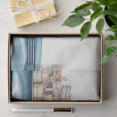 オールドブルートラックとフェスティバルツリー 薄葉紙 (ギフト)