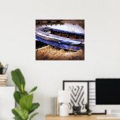 オールドブルーボート ポスター (ホームオフィス)