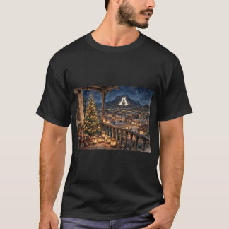 オールドプエブロのクリスマスポーチビューAマウンテンTシャツ Tシャツ