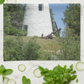 オールドプレスクアイルライトハウスキッチンタオル キッチンタオル (折り畳み)