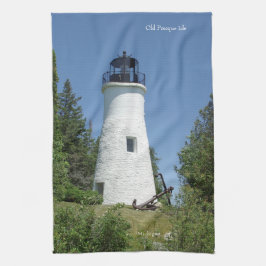 オールドプレスクアイルライトハウスキッチンタオル キッチンタオル