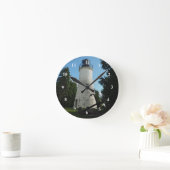 オールドプレスクアイルライトハウスクロック ラウンド壁時計 (ホーム)