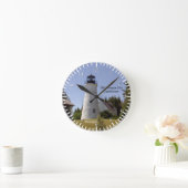 オールドプレスクアイルライトハウスクロック ラウンド壁時計 (ホーム)