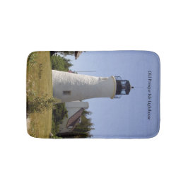 オールドプレスクアイルライトハウスバスマット バスマット