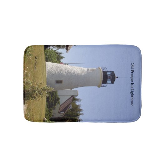 オールドプレスクアイルライトハウスバスマット バスマット (正面)