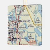 オールドヘインズシティフロリダ セラミックオーナメント (左)