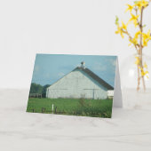 オールドホワイトバーン カード (黄色い花)