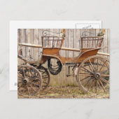 オールドホースファンシーコーチ乳母車 ポストカード (正面/裏面)