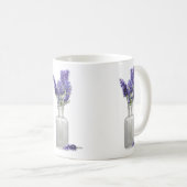 オールドボトルのラベンダーマグ コーヒーマグカップ (正面右)