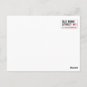 オールドボンド通り ポストカード (裏面)