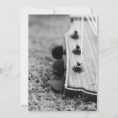 オールドボーイズ誕生日パーティーギター招待状 招待状 (裏面)