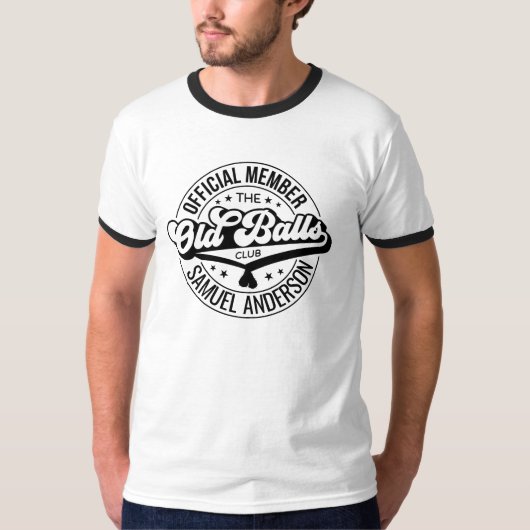 オールドボールズクラブ公式会員 誕生日 Tシャツ (正面)