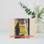 オールドポスティングボックスアスマラエリトリア ポストカード (スタンド正面)