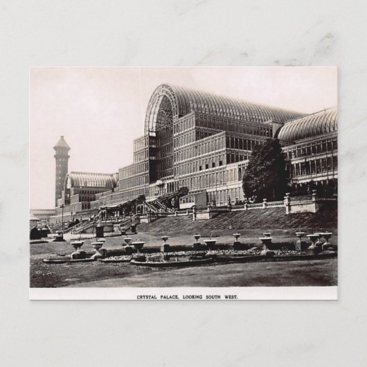 オールドポストカードクリスタルパレスロンドン ポストカード (正面)